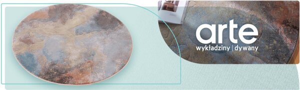 Koberec RAGOLLE Argentum 63934 7270 kruh
