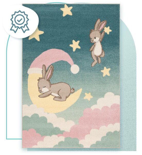 Koberec Agnella Funky Top Sweet Dreams modrý