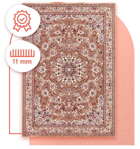 Koberec Dywilan Rich Kordoba Dark Beige/Dark Beige