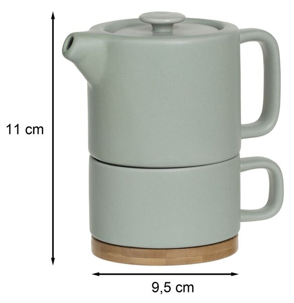 Čajový/kávový set so sitkom Natural Mint