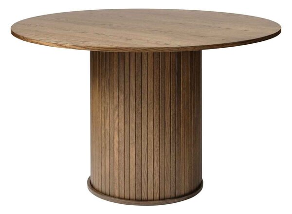 Dizajnový jedálenský stôl Vasiliy 120 cm dymový dub