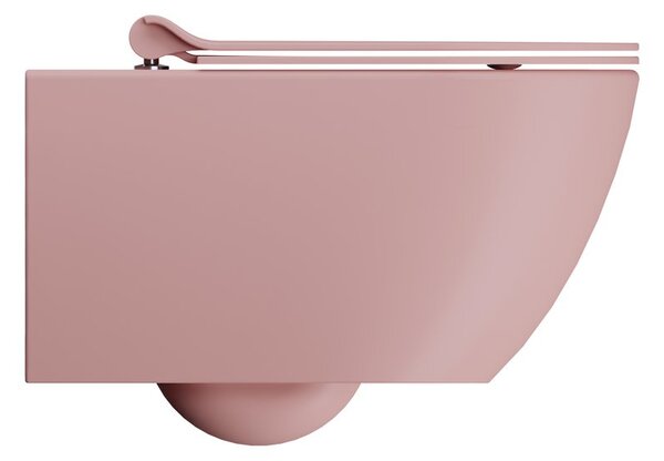 GSI GSI, PURA závesná WC misa, Swirlflush, 36x55cm, blush dual-mat, 881524