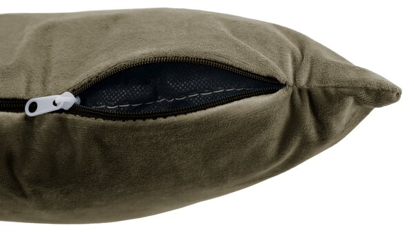 KONDELA Kancelárske kreslo, sivohnedá Taupe Velvet látka/chróm, KLIAN