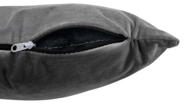 KONDELA Kancelárske kreslo, sivá Velvet látka/chróm, KLIAN