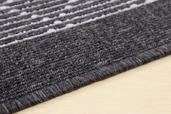 Condor Carpets , Protišmykový behúň na mieru Boulevard 9229, šíre 100 cm, šedá, chodba / predsieň