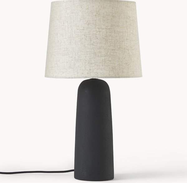 Veľká stolová lampa's betónovým podstavcom Kaya