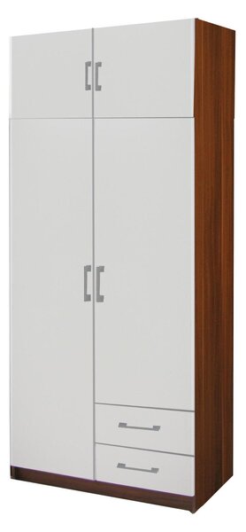 Skriňa ESO 2-dverová 61521 orech/biela