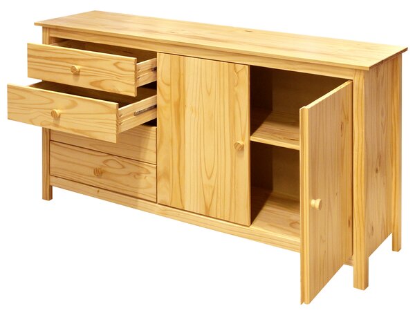 Komoda 2 dvere + 4 zásuvky TORINO