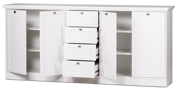 Komoda 4 dvere + 4 zásuvky LANDWOOD 52