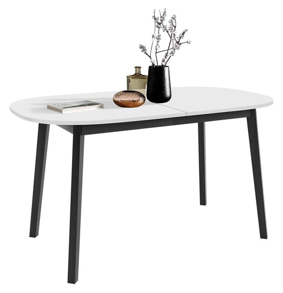 Mirjan24 Jedálenský stôl Zerimo S 150x80, Farby:: biela / čierna 5903211289934