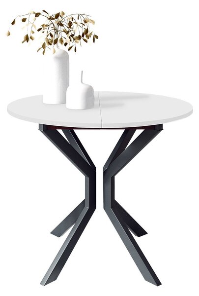 Jedálenský stôl Kirtore M 90, Farby:: biela / čierna Mirjan24 5903211289842