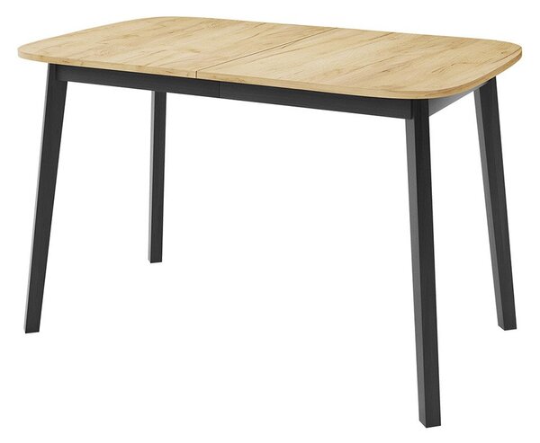 Mirjan24 Jedálenský stôl Grazpen S 130x80, Farby:: sivý mramor / čierna 5903211289835