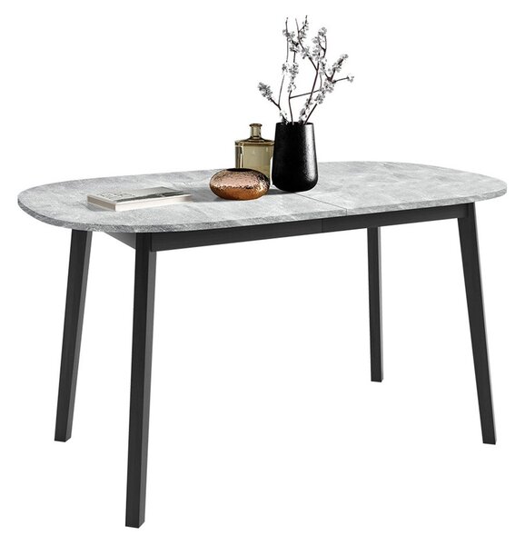 Mirjan24 Jedálenský stôl Zerimo S 150x80, Farby:: biela / čierna 5903211289934