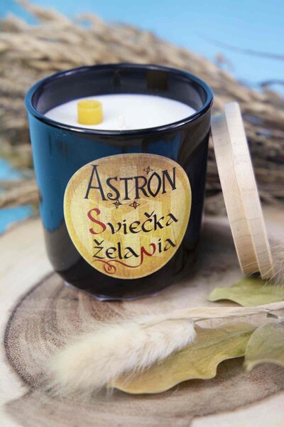 Vonná Sviečka želania Astron v skle - 190g