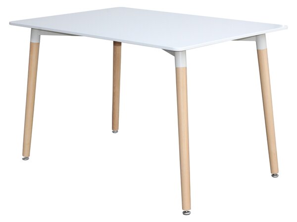 Jedálenský stôl 120x80 UNO biely