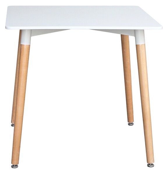 Jedálenský stôl 80x80 UNO biely