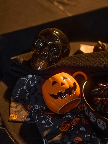 Sinsay - Šálka Halloween - oranžová