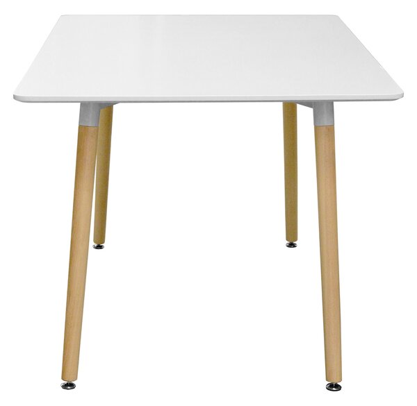 Jedálenský stôl 140x90 UNO biely
