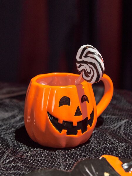 Sinsay - Šálka Halloween - oranžová