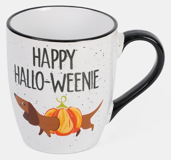 Sinsay - Keramický hrnček s uškom na Halloween - biela