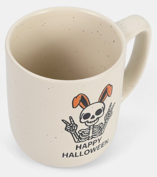 Sinsay - Hrnček s halloweenskym motívom - mandarínková
