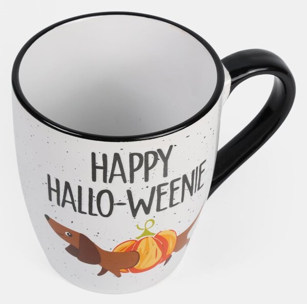 Sinsay - Keramický hrnček s uškom na Halloween - biela
