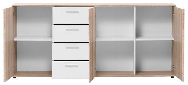 Komoda LUND 52 dub/biela