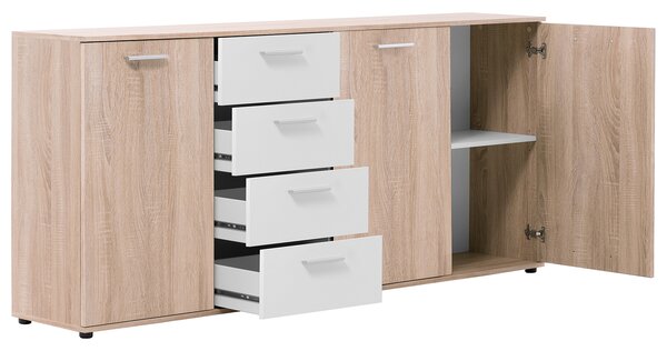 Komoda LUND 52 dub/biela
