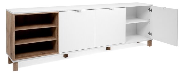 Komoda MENORCA 57A svetlý antik/biela