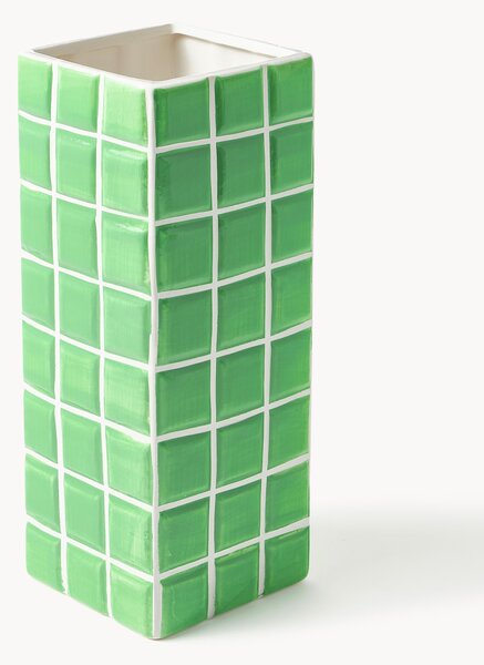 Váza v dlaždicovom vzhľade Tile, V 28 cm