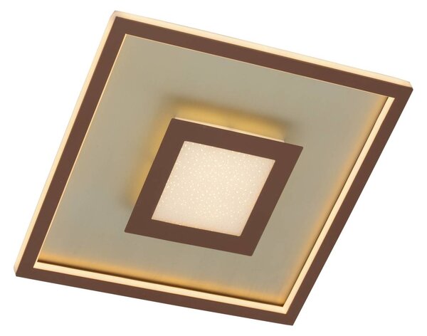 Lindby Pekela stropné LED svetlo, hranaté, 40 cm