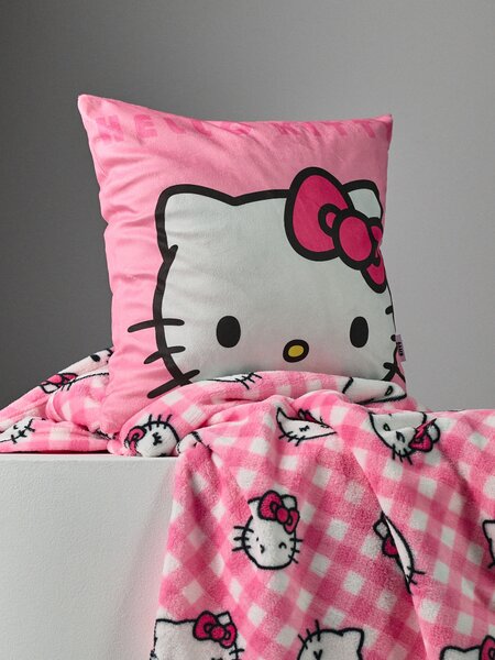 Sinsay - Obliečka na vankúš Hello Kitty - pastelová ružová