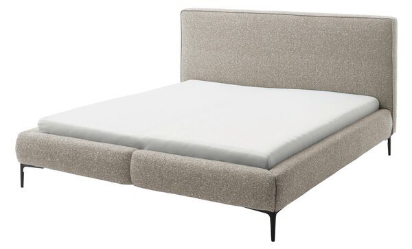 ČALÚNENÁ POSTEĽ, 180/200 cm, krémová, čierna MID.YOU - Online Only spálne, Online Only