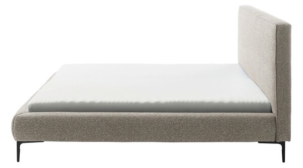 ČALÚNENÁ POSTEĽ, 180/200 cm, krémová, čierna MID.YOU - Online Only spálne, Online Only
