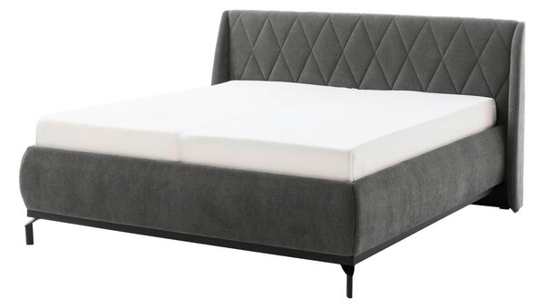ČALÚNENÁ POSTEĽ, 180/200 cm, sivá MID.YOU - Online Only spálne, Online Only