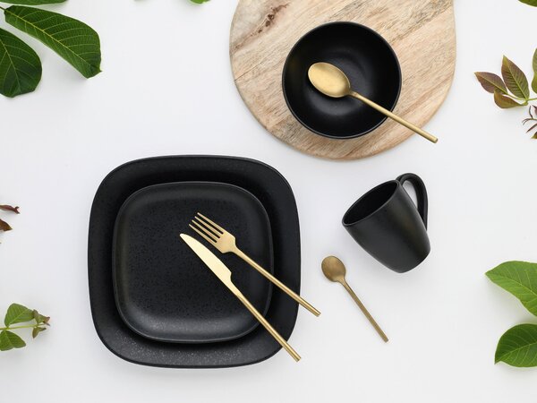 KOMBINOVANÝ SERVIS Magic Black Square 16-dielne Creatable - Online Only bytové doplnky, Online Only