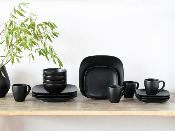 KOMBINOVANÝ SERVIS Magic Black Square 16-dielne Creatable - Online Only bytové doplnky, Online Only