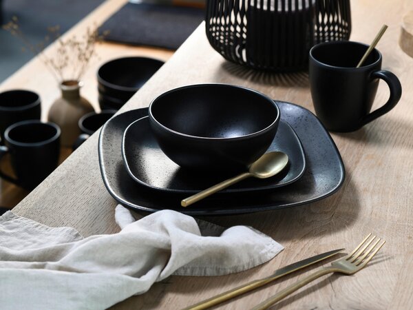 KOMBINOVANÝ SERVIS Magic Black Square 16-dielne Creatable - Online Only bytové doplnky, Online Only