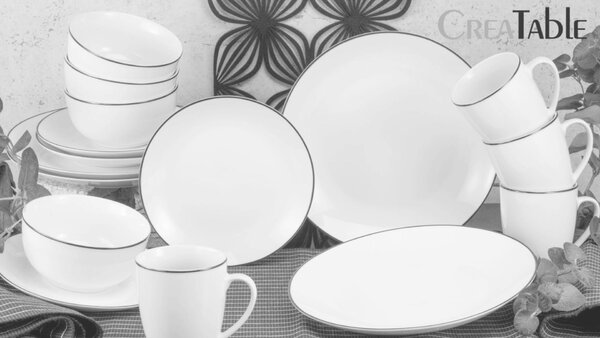 JEDÁLENSKÝ SERVIS Luna Black Line 18-dielne Creatable - Online Only bytové doplnky, Online Only