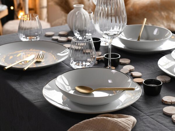 JEDÁLENSKÝ SERVIS Luna Black Line 18-dielne Creatable - Online Only bytové doplnky, Online Only