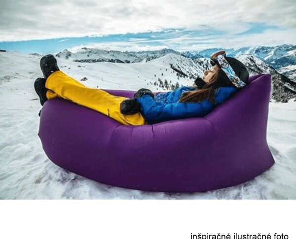KONDELA Nafukovací sedací vak/lazy bag, ružová, LEBAG