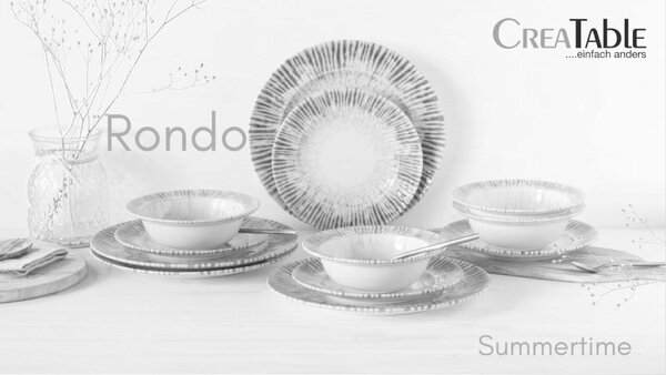 JEDÁLENSKÝ SERVIS Rondo Summertime 12-dielne Creatable - Online Only bytové doplnky, Online Only