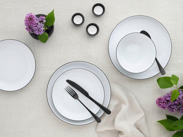 JEDÁLENSKÝ SERVIS Allround Black Line 12-dielne Creatable - Online Only bytové doplnky, Online Only
