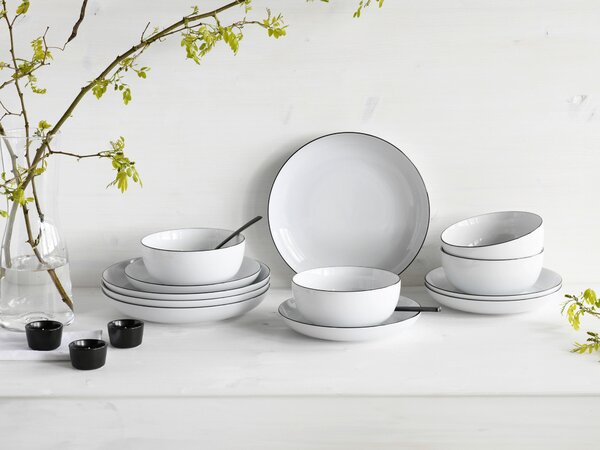 JEDÁLENSKÝ SERVIS Allround Black Line 12-dielne Creatable - Online Only bytové doplnky, Online Only