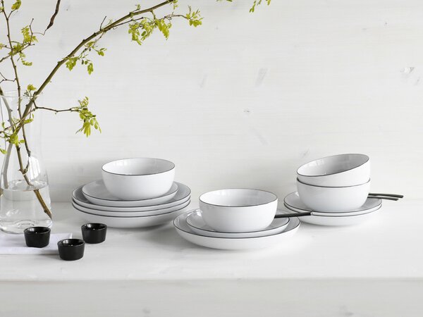 JEDÁLENSKÝ SERVIS Allround Black Line 12-dielne Creatable - Online Only bytové doplnky, Online Only