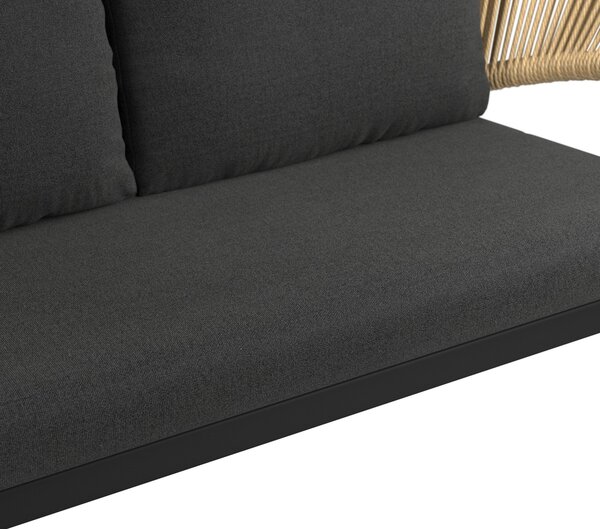 SÚPRAVA ZÁHRADNÉHO NÁBYTKU 4-dielne, kov, plast, textil, keramika Amatio - Série záhradného nábytku