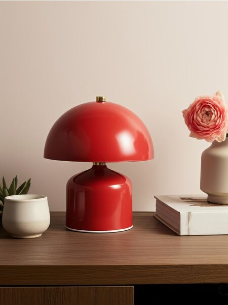 Sinsay - LED stolná lampa v tvare huby - lilavá