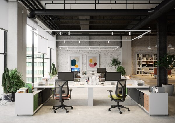 LD SEATING - Kancelárske kreslo LEAF 503 - čierny rám
