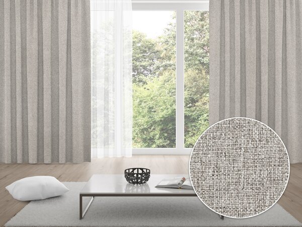 Biante 100% zatemňovací záves Blackout BKT-552 Prírodná režná - šírka 140 cm 140x140 cm