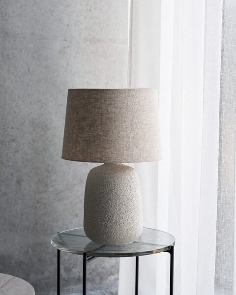 MUZZA Stolná lampa anat biela
